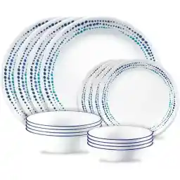 Corelle Dinner Set, 16 pcs, Ocean Blue, 1148573
