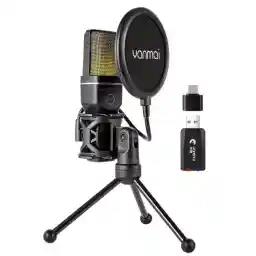 میکروفون استودیویی بی سیم یانمای مدل SF-777W RGB Yanmai SF-777W RGB Stadio Microphone