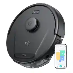 eufy L60 Robot Vacuum Cleaner, Ultra Strong 5,000Pa Suction Power, Vacuum Cleaner Robot with iPath Laser Navigation, for Thorough Floor Cleaning, App Control, Ideal for Hair, Carpets, Hard Floors
