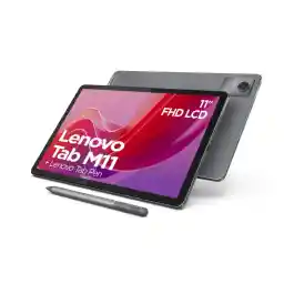 Lenovo Tab M11 Tablet | 11 Inch WUXGA Touch Display | MediaTek G88 | 4GB RAM | 128GB eMMC 5.1 | Android 14 | Grey | Includes Pen