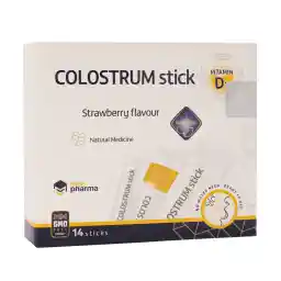 ساشه کلستروم استیک و ویتامین D3 ام سی ای فارما 14 عدد