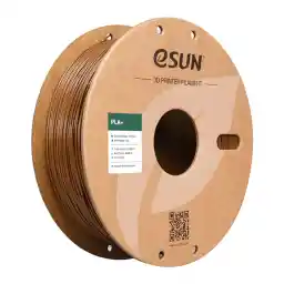 eSUN PLA+ Filament 1.75mm, 3D Printer Filament PLA Plus, Maatnauwkeurigheid +/- 0.03mm, 1kg Spoel (2.2 LBS) 3D Print Filament voor 3D Printers, Bruin