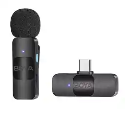 میکروفون یقه ای بی سیم بویا مدل BY-V10 با رابط Type-C Boya BY-V10 Collar Microphone