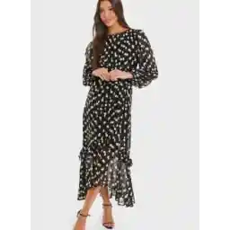 Polka Dot Midi Dress