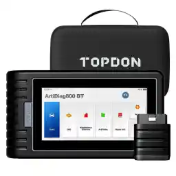 TOPDON ArtiDiag800 BT – OBD2 Battery-Operated Diagnostic Device for All Vehicles, Cars with Full System Diagnostics and 28 Service Functions, Lifetime Online Upgrade, Wireless Connections