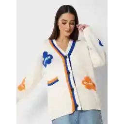 Floral Print Longline Cardigan