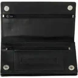 Double-D - Leren Tabak Etui - Shag Mapje - Hoesje - Echt Leer Zwart