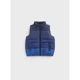 Infant Color Block Puffer Vest Jacket