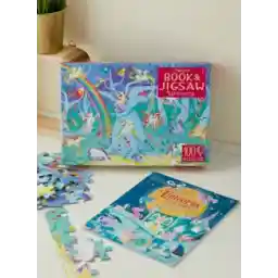 Unicorn 100-piece Jigsaw and Book