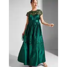 Floral Overlay Maxi Dress