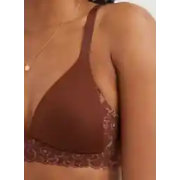 Strappy Plunge Neck Bra