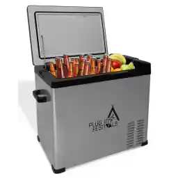 Plug In Festivals ® Compressor Cool Box, For Camping, 12 V, 230 V, 40 Litres