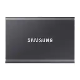 Samsung T7 Portable SSD - 2 TB - USB 3.2 Gen.2 External SSD Titanium Grey (MU-PC2T0T/WW)