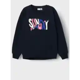 Kids Text Print Sweatshirt