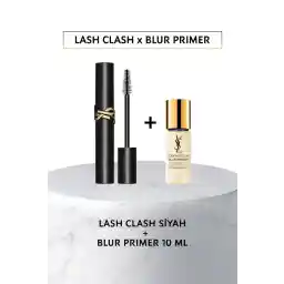 Yves Saint Laurent Lash Clash Siyah Maskara & Mini Blur Primer Makyaj Seti 7829999999101
