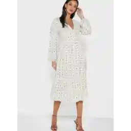 Polka Dot Midi Dress