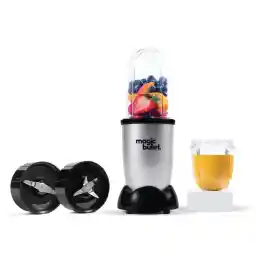 Magic Bullet, Multi-Function High-Speed Blender ,Black/Silver,4 Piece Set, MB4-0612
