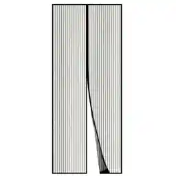 Apalus Fly Screen Door, Magnetic Insect Protection, Ideal for Balcony Doors, Cellar Doors and Patio Doors, Easy to Attach with Adhesive, No Drilling, Cannot be Shortened, 90 x 200 cm, Black