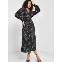Batwing Sleeve Dress