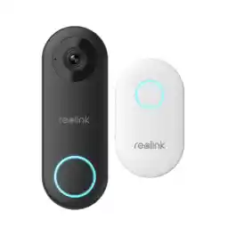 Reolink Video Deurbel Camera PoE met Reolink Bel, 2K+ Super HD Video Bedrade Buitencamera, 180° Diagonaal Beeld, Tweerichtingsaudio, Persoonsdetectie, Waterdicht, Waarschuwingen, Werkt Met Reolink NVR