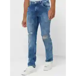 Slim Fit Knee Rip Jean