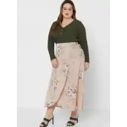 Asymmetric Hem Skirt