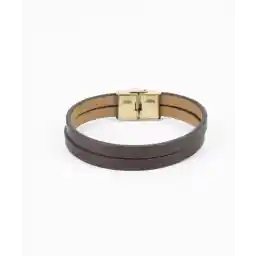 دستبند چرم طبیعی زنانه بیسراک مدل 124