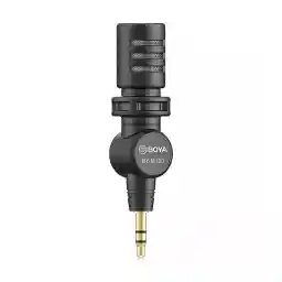 میکروفون مینی بویا مدل BY-M100 رابط 3.5 میلی متری Boya BY-M100 3.5mm Mini Microphone