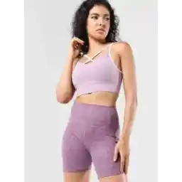 Strappy Front Detail Athletic Bra