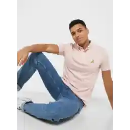 Brave Soul Jersey Polo With Split Hem Side