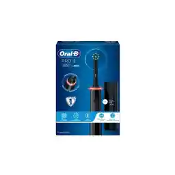 Oral-B Pro Clean 3 3000 Electric Toothbrush with Travel Case, Black Color, Rechargeable, with Built-in Timer