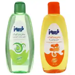روغن بدن کودک فیروز کد 8 حجم 200 میلی لیتر مجموعه 2 عددی