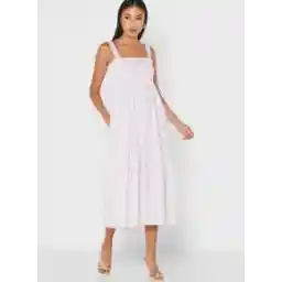 Square Neck Knitted Dress