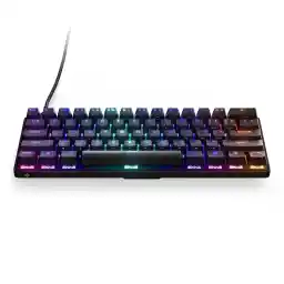 SteelSeries Apex 9 Mini - Mechanical Gaming Keyboard – Optical Switches – 2-Point Actuation – Compact Esports Mini 60% Form Factor – Hotswappable Switches - American QWERTY Layout
