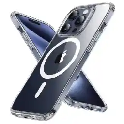 ESR For iPhone 15 Pro Case Compatible with Magsafe, Mobile Phone Case for iPhone 15 Pro Case, Anti-Yellowing, Certified Military Protection, Strong Shockproof, Clear