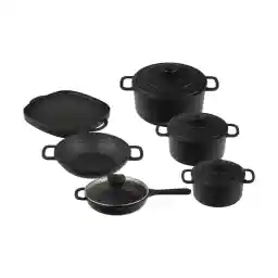 سرویس پخت و پز 10 پارچه چدن نالینو مدل Bona