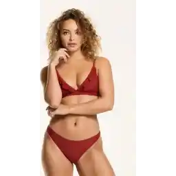 Shiwi Bikini set BEAU - FIXED TRIANGLE SET RUFFLE - rood - 40
