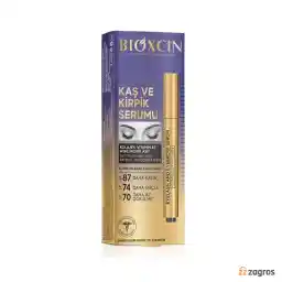 سرم تقویت کننده مژه و ابرو بیوکسین حاوی هیالورونیک اسید و کلاژن 3 میل
