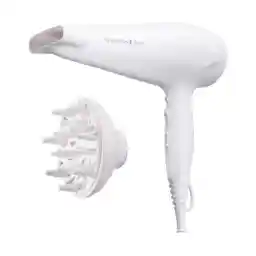 Remington Föhn (2200 Watt, Ionen Voor Een Pluisvrij Resultaat, Keramische Ring, Gelijkmatige Warmteverdeling, 3 Warmtestanden, 2 Snelheden, Coolshot, 2 Opzetstukken) D3199 [Amazon Exclusief]