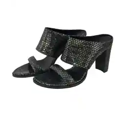 کفش پاشنه بلند چرم طبیعی زنانه منط مدل z282C