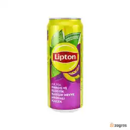 نوشیدنی چای سرد لیپتون با طعم انبه 330 میل