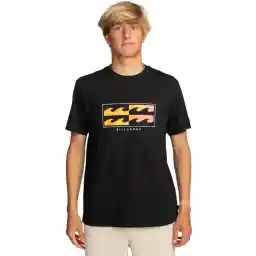 EBYZT00143_INVERSED TEES Siyah Erkek Bisiklet Yaka Regular Fit Desenli T-Shirt