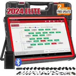 Launch X431 PRO3S+ V5.0 OBD2 Diagnostic Device OE Level Full System Scanner with ECU Coding, Bidirectional Control, FCA Diagnostic Tool Car with 55+ Reset Service, ABS, Oil, EPB, DPF, BMS, SAS etc