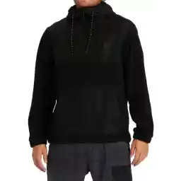 ABYFT00414 Boundary Graphene Pullov Siyah Erkek Kapüşon Yaka Normal Kalıp Polar Sweatshırt