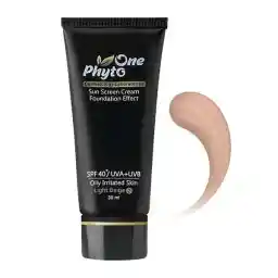 ضد آفتاب کرم پودری مناسب پوست چرب SPF40 بژ خیلی روشن فیتو وان