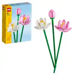 LEGO Botanicals Lotus Çiçekleri 40647 - Dekoratif, Koleksiyonluk ve Sergilenebilir Çiçek Modeli Yapım Seti (220 Parça)