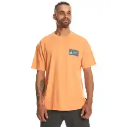 Turuncu Erkek O Yaka Standart Fit Baskılı T-Shirt EQYZT07653_SPIN CYCLE SS