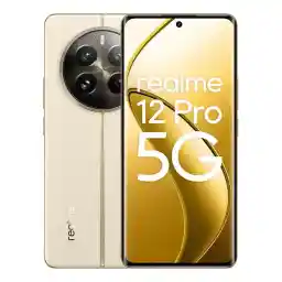 realme 12 Pro 5G Smartphone, 8 + 256 GB, Sony Portrait Camera 2X Optical Zoom, IMX882 OIS Camera, 6.7 Inch 120 Hz Curved Vision Display, 67 W SUPERVOOC Charge, 5000 mAh Solid Battery, Beige