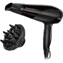Remington Föhn Ionic Dry (2200 Watt, Krachtig, Ionische Technologie Voor Een Pluisvrij Resultaat, Diffuser, Coolshot) Hair Dryer D3198 [Amazon Exclusief]