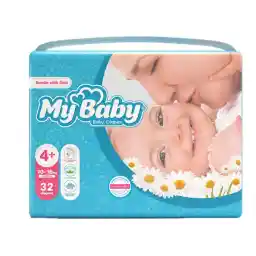 پوشک سری مهربان با پوست سایز 4Plus بسته 32 عددی | مای بیبی